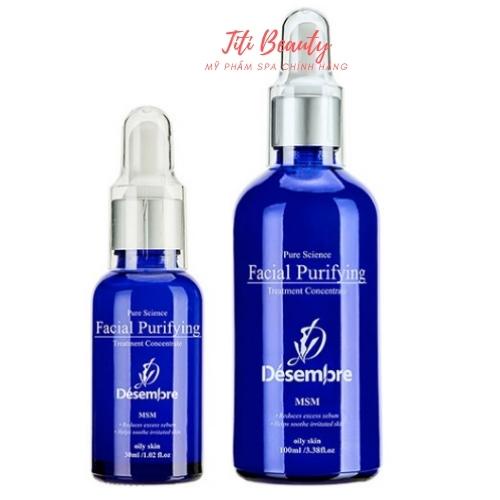 Tinh chất ngừa mụn 24h Desembre 100ml Ngừa mụn dưỡng ẩm thải độc cho da tái tạo phục hồi da làn sạch bã nhờn bụi bẩn