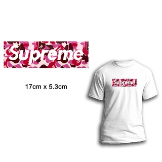 Miếng ủi truyền nhiệt offset dán quần áo hình SUPREME 06