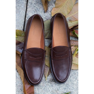 Giày tây nam da bê Loafer thủ công cao cấp H 01 của thương hiệu Haduman