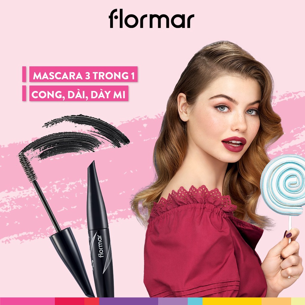 Chuốt Mi 3 Trong 1 Flormar Spider Lash 3 in 1 Mascara 13ml