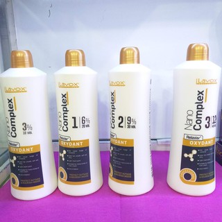 Oxy trợ nhuộm tóc lavox nano complex 1000ml