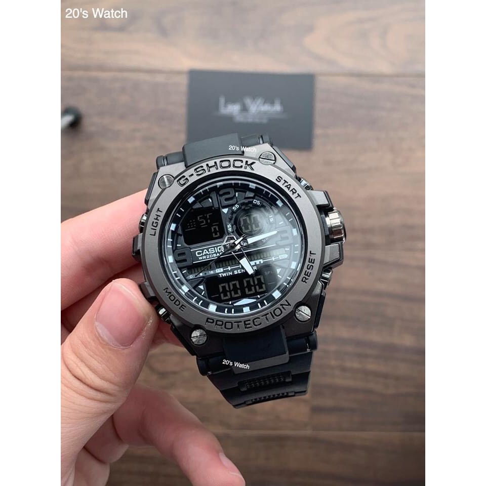 Đồng hồ Nam Casio G-shock GTS 8600 Original –Chống nước, Viền Thép không gỉ, Nam tính, 45mm – Panda.