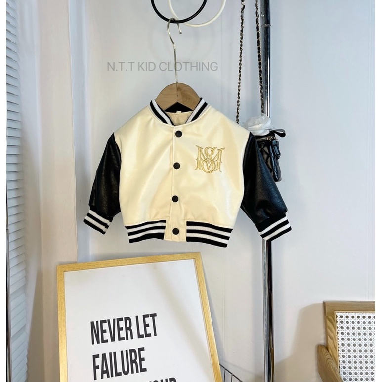 Áo khoác da cao cấp cho bé yêu