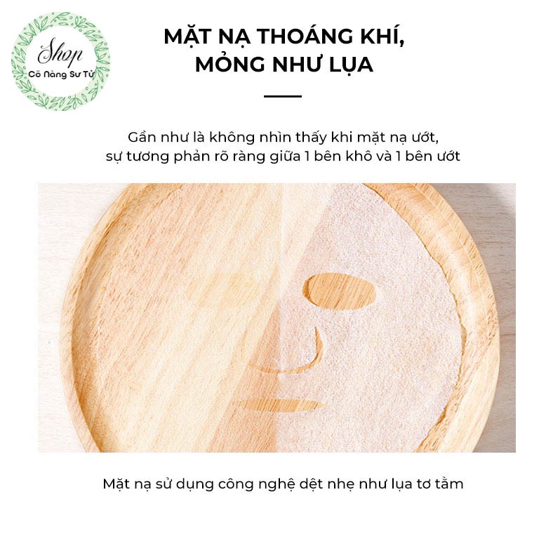 Mặt nạ giấy nén viên kẹo MAYCREATE nội địa Trung - sợi cotton cao cấp co giãn tốt, mặt thoáng khí - Cô nàng sư tử