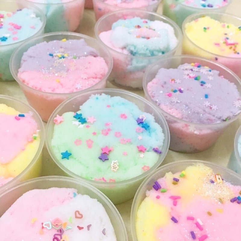 Slime cloud cream 2 màu