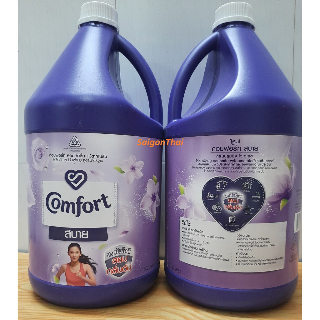 Nước xả vải Comfort Thái Lan can lớn - xuất xứ Thái Lan