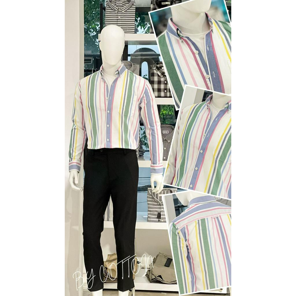 Áo Sơ Mi Nam Cao Cấp Oxford Rainbow Shirt BY COTTON