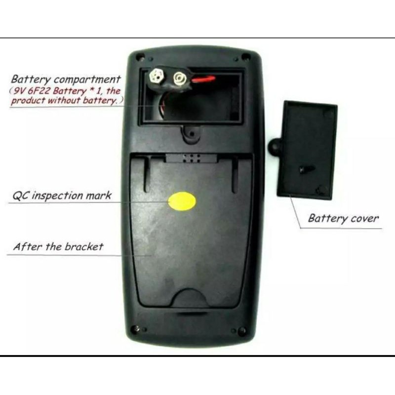 Đồng hồ đo điện vạn năng CHY DT-9205A Màu Vàng Kèm pin Loại Tốt