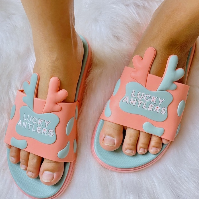 [ Rẻ Vô Địch ] Dép Hình Nai Siêu CUTE