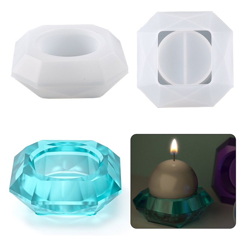 Khuôn Silicone Làm Giá Đỡ Đèn Cầy Bằng Resin Epoxy Độc Đáo DIY