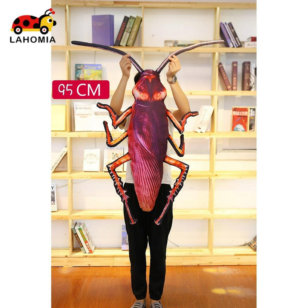 LAHOMIA Đồ Chơi Thú Nhồi Gián Gấu Bông Hình Con Gián 3D 55cm