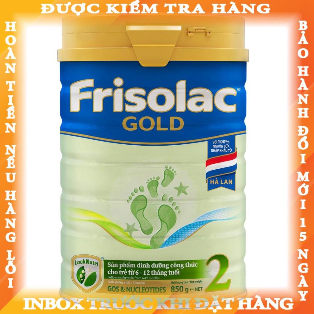 MẪU MỚI 850G Sữa Frisolac Gold 2, 900g, Hà Lan FrieslandCampina. hoangia