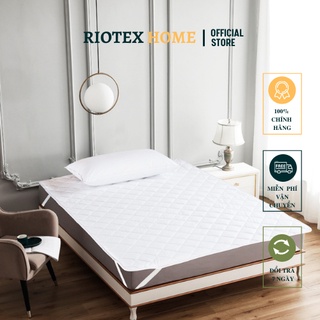[RẺ VÔ ĐỊCH]Tấm Lót Bảo Vệ Nệm RIOTEX HOME Vải Kate Màu Trắng cao cấp dày 7mm tiêu chuẩn khách sạn