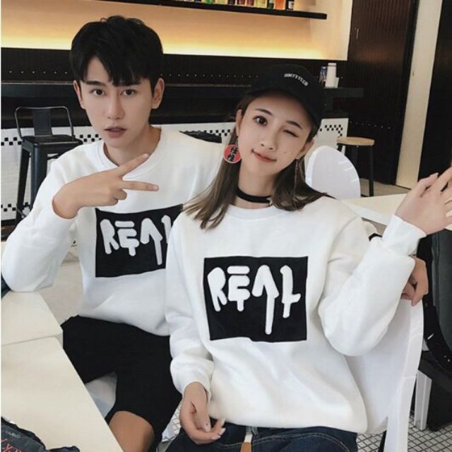 Áo dài tay đông xuân , áo đôi nam nữ , đủ size kèm ảnh thật