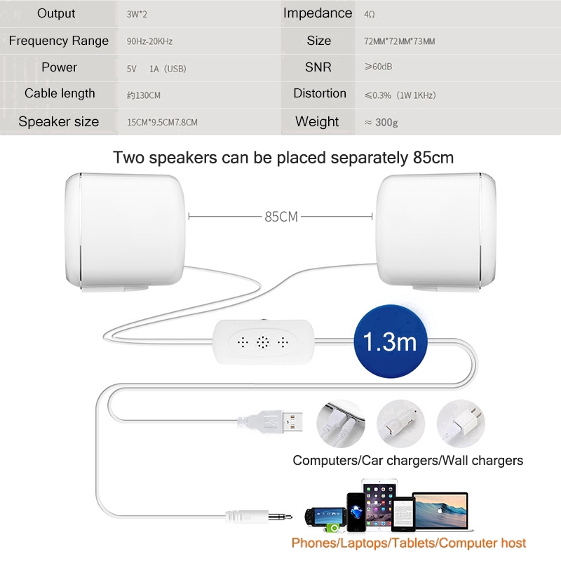 Loa Niye SKY-302 Mini Đa Phương Tiện Dành Cho Điện Thoại/Máy Tính