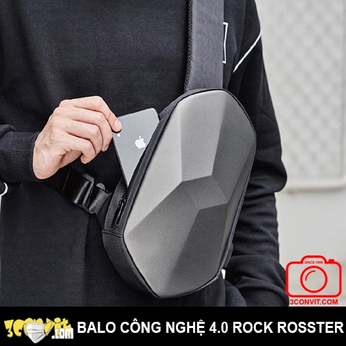 Balo đeo chéo kim cương công nghệ 4.0 Rockrosster