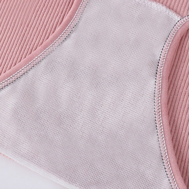 Quần Lót Cotton Thoáng Khí Đính Nơ Ruy Băng Chống Vi Khuẩn Thoáng Khí Cho Nữ