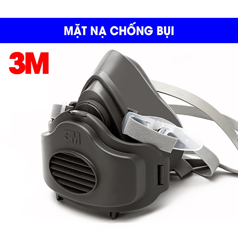 Mặt Nạ Phòng Độc Sơn, PU, Thuốc Trừ Sâu, Chống Bụi, Hóa Chất. Mặt Nạ 3M 3200.