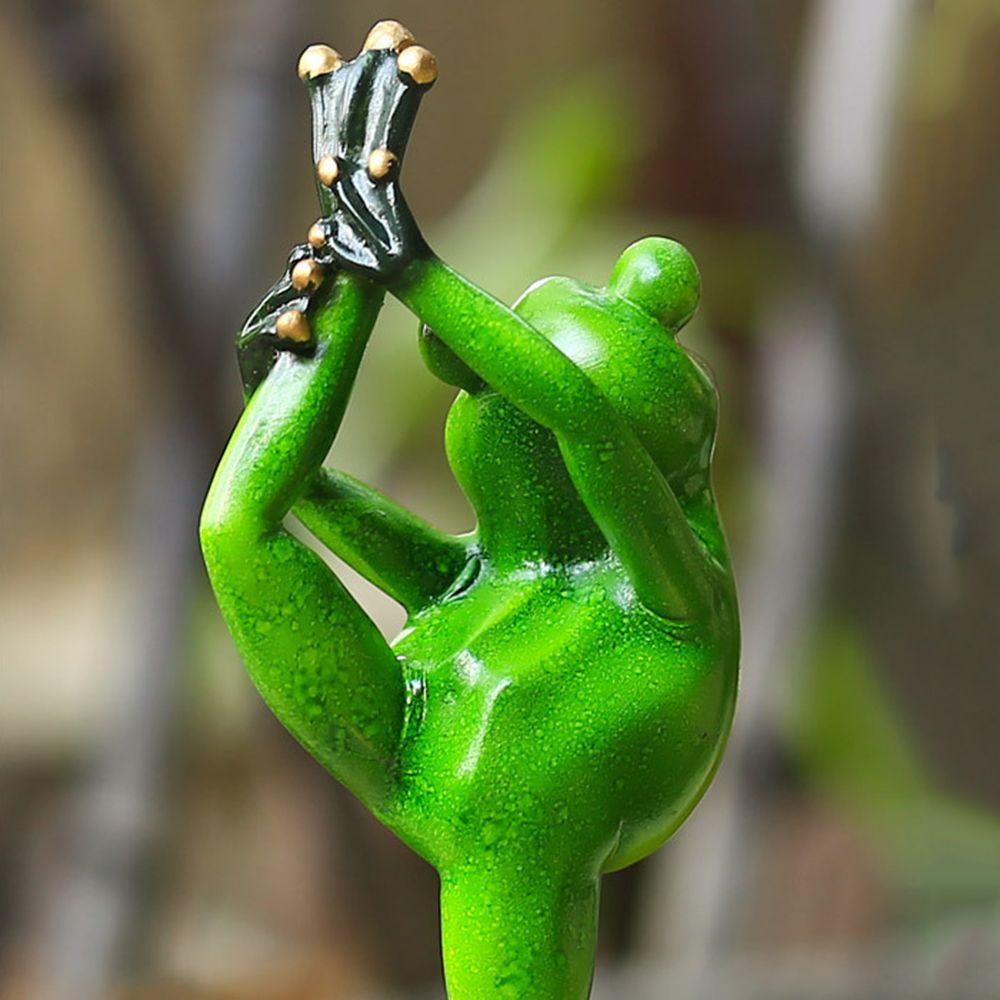 Mô Hình Chú Ếch Tập Yoga Trang Trí Trong Nhà Và Ngoài Trời