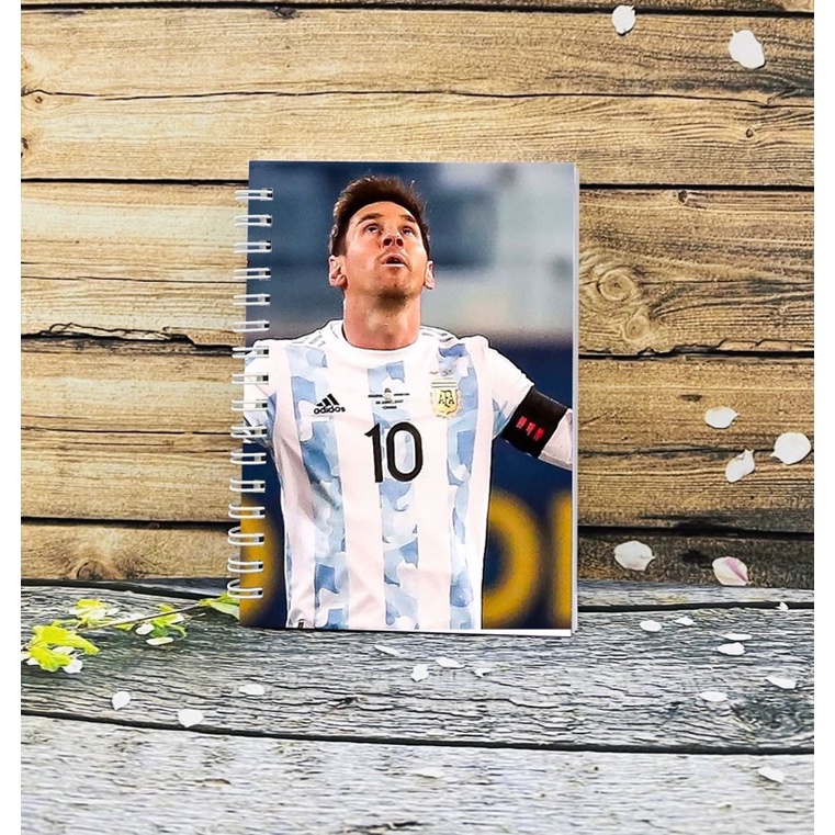 Sổ tay Messi 200 trang tập sổ viết cầu thủ bóng đá messi