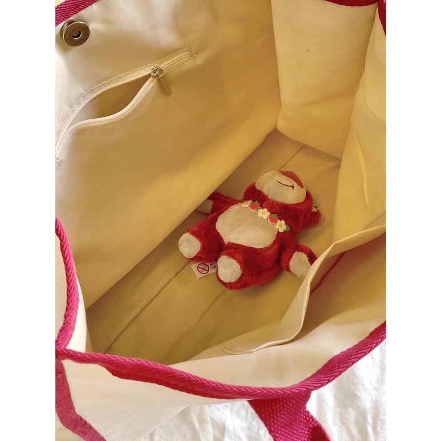 Túi xách nữ bản to gấu hồng Losto đeo chéo cầm tay hot trend 2022i | BigBuy360 - bigbuy360.vn