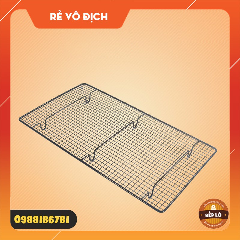 Rack / Giá để bánh làm nguội bánh 1 lớp bằng thép không gỉ với lớp chống dính TIỆN LỢI, GIÁ TỐT