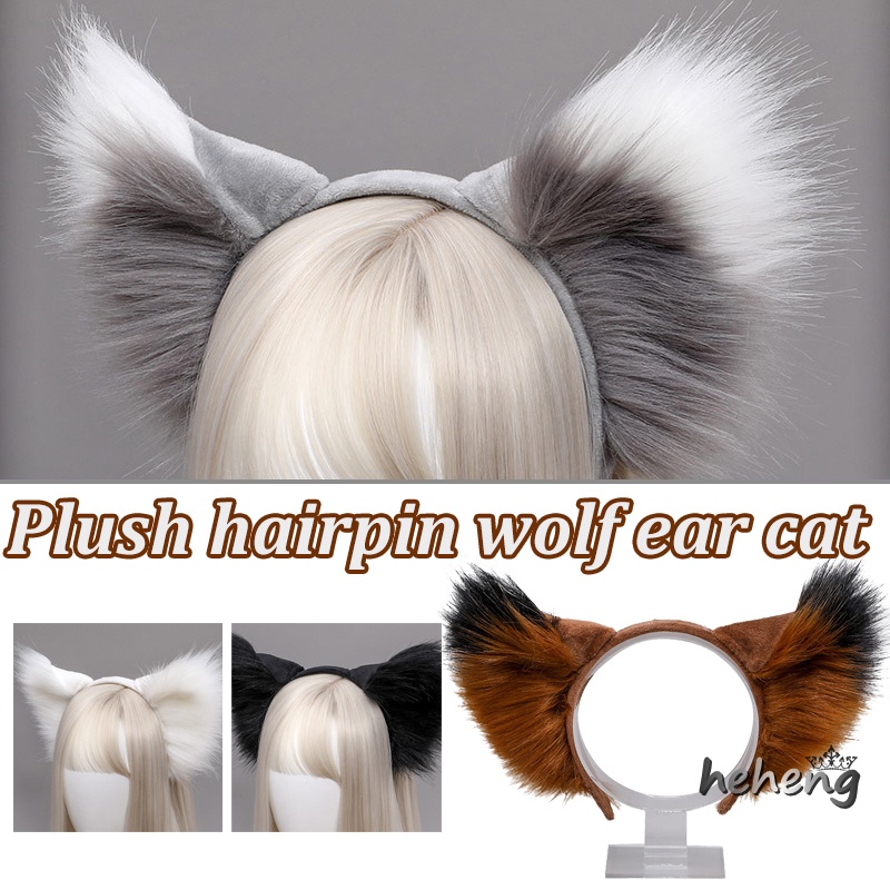 Kẹp Tóc Tai Sói Hóa Trang Halloween Độc Đáo