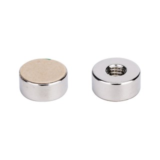 NÚT DÁN SHUTTER BUTTON KIM LOẠI JJC CÓ REN (SILVER)
