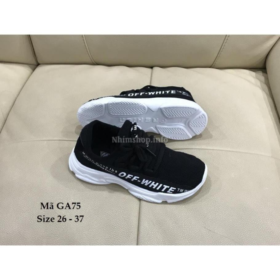 [Sale 3/3]Giày Thể Thao Yeezy Zebra Cho Bé Trai Và Bé Gái 3 - 12 Tuổi GA75 -Ta1 :