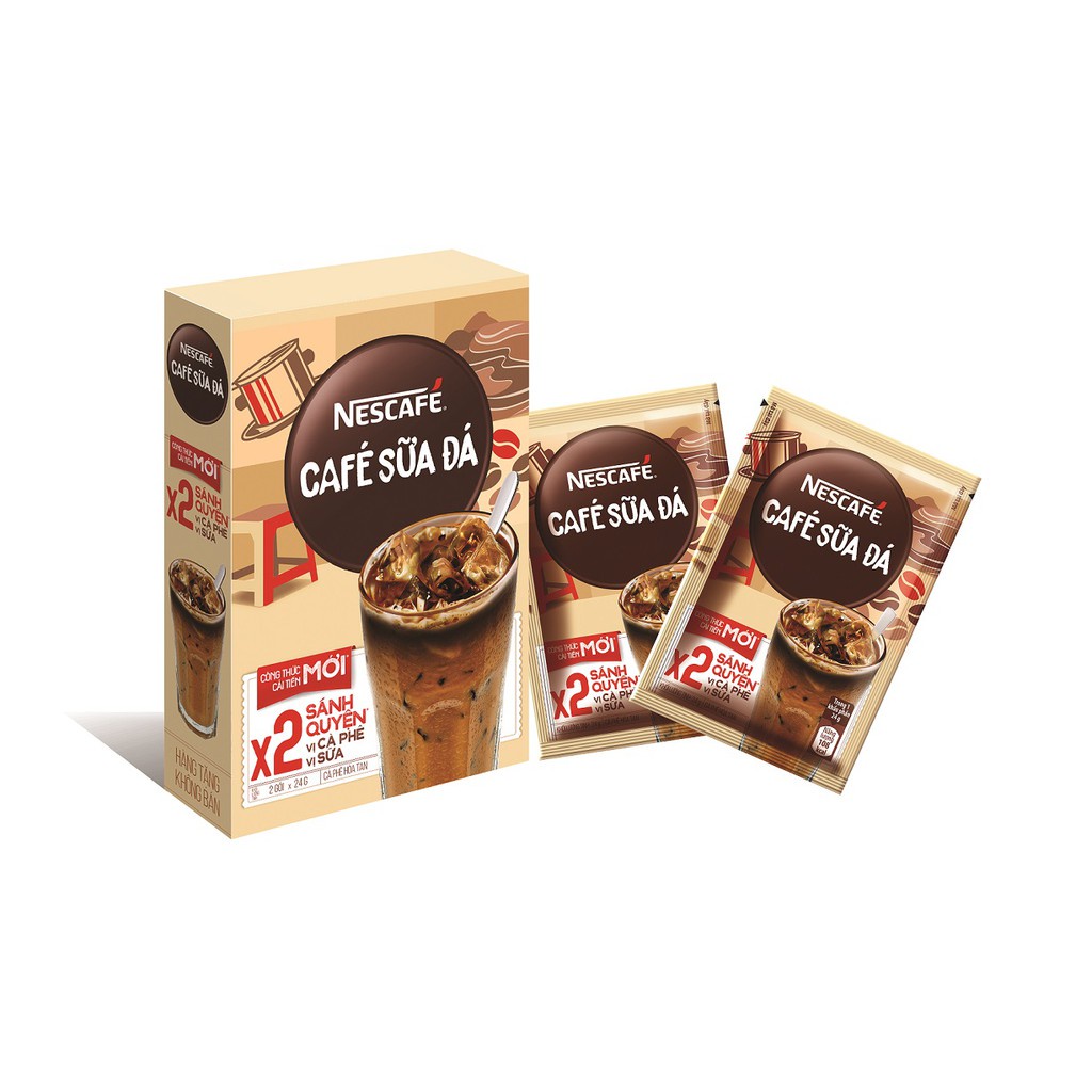 [Gro Gift] Bộ mẫu thử sản phẩm Mocha Latte (2 gói x 24g) NESCAFE