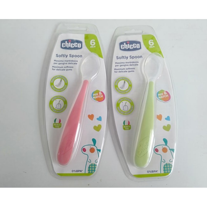 Thìa ăn dặm Silicon Chicco