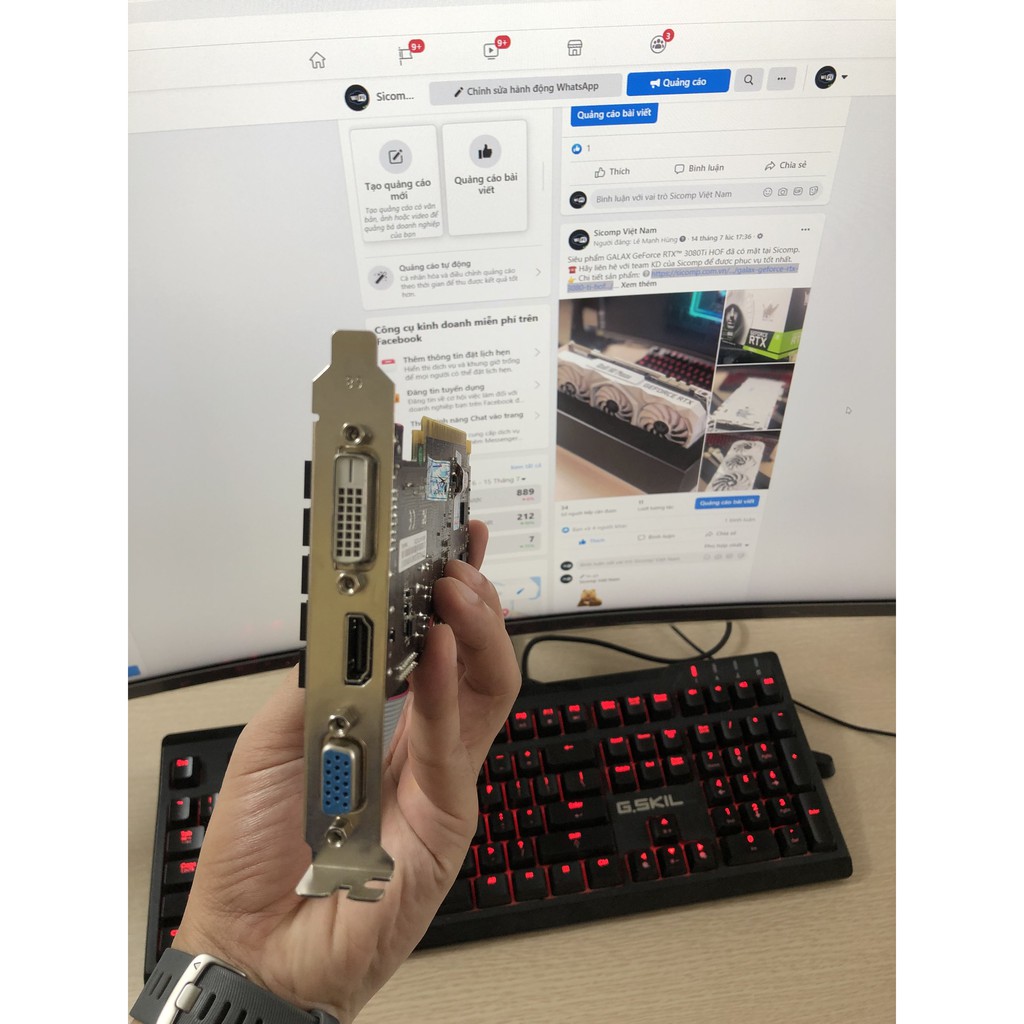 VGA Galax GeForce GT 710 GDDR3 2GB, new, bảo hành chính hãng 36th | BigBuy360 - bigbuy360.vn