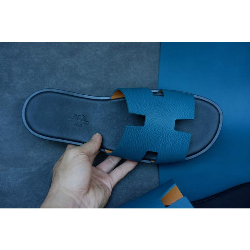 Dép HM nam da epsom pháp