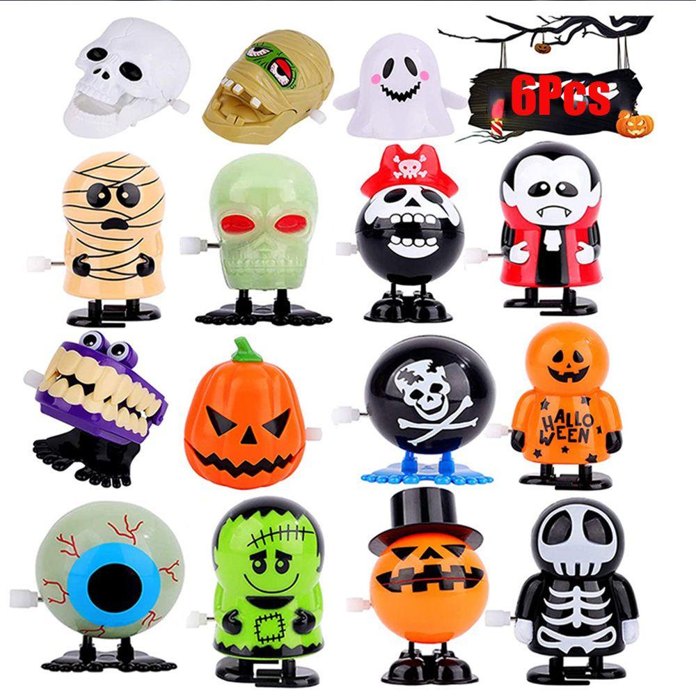 Set 1 / 6 Món Đồ Chơi Lên Dây Cót Hình Zombie Ma Cà Rồng Sáng Tạo Cho
