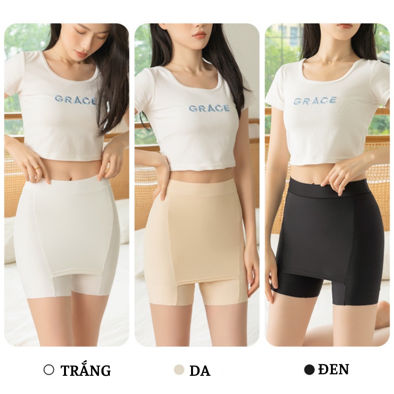Quần Mặc Váy Eva Bra Chất Su Thoáng Mát Thiết Kế Chống Lộ Cao Cấp Không Cuộn Không Hằn - MV11