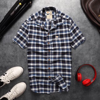 Áo sơ mi nam Hollister tay ngắn cao cấp fannel shirt - Modife Shop