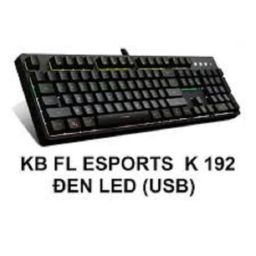 Bàn phím giả cơ cao cấp FL Esports K192 dành cho game thủ-led đa màu