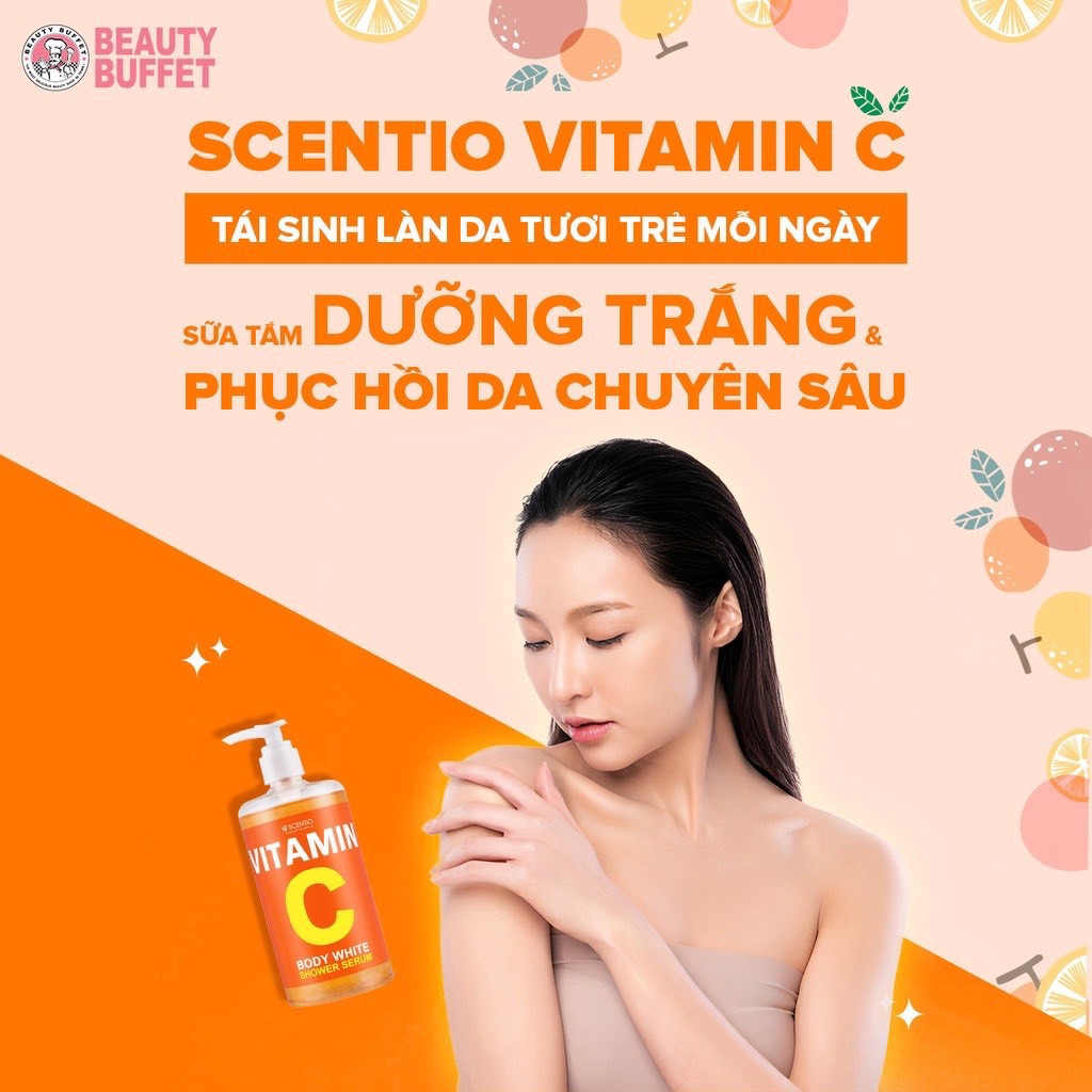 Sữa tắm dưỡng trắng da vitamin C