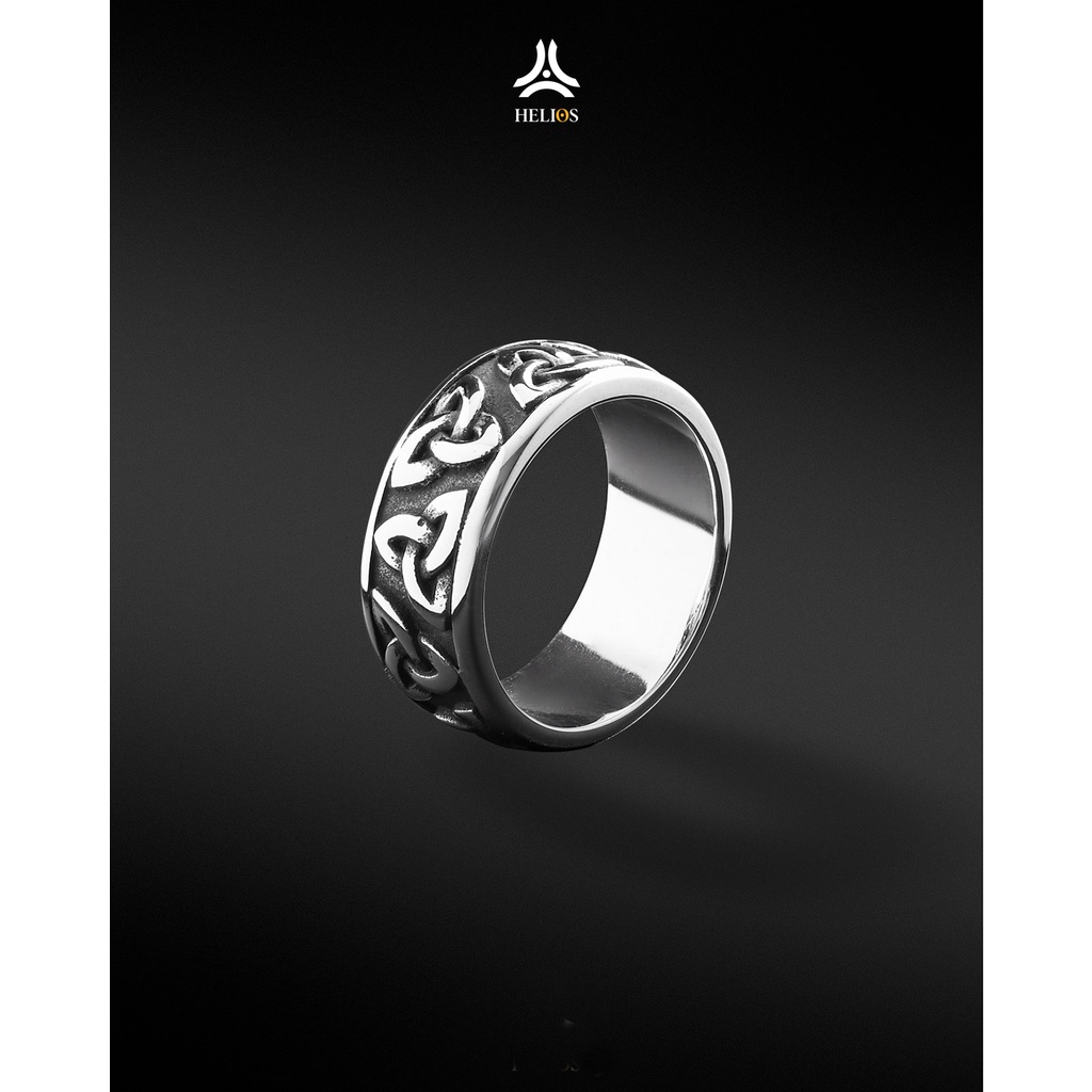Nhẫn thời trang nam nữ Helios Triquetra