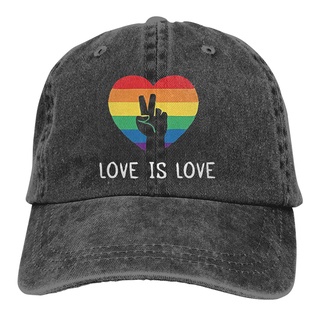 Nón Lưỡi Trai Thoáng Khí Có Thể Điều Chỉnh In Chữ Love Is Love Lgbt
