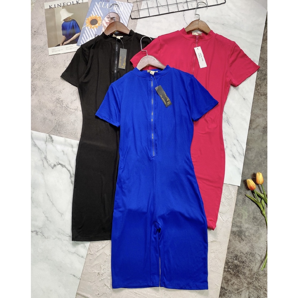 Bộ Jumpsuit mặc tập, chất thun cotton mát và thấm hút mồ hôi