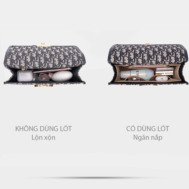 DMT LÓT TÚI 30 Montaigne cao cấp full Size |  Khách có nhu cầu may Lót túi bất kỳ vui lòng Chat với shop