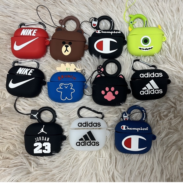 SIÊU CUTE Case Vỏ bọc tai nghe không dây nhiều hình cute silicon cho airpod 1 / 2 / 3 pro kèm móc xinh