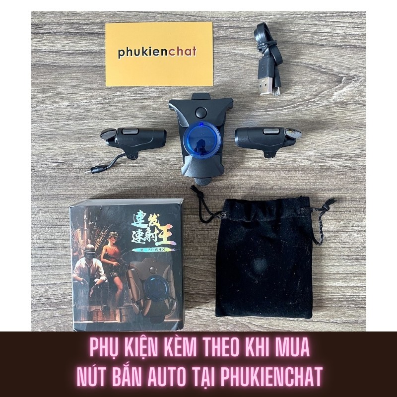 Nút bắn pubg Auto tap FULL 50 lần/giây bắn siêu nhanh chơi game Free Fire, ROS, Call of Duty, FPS Minado store