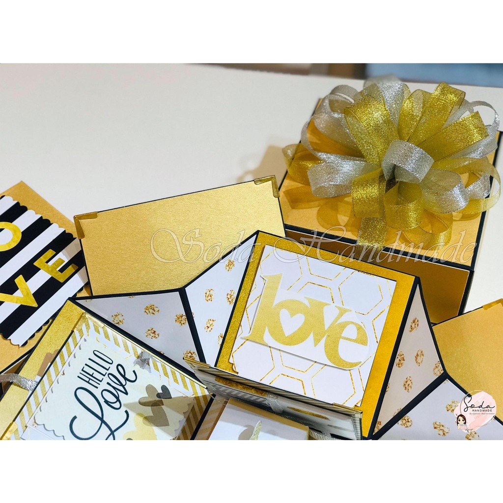 Hộp ảnh tình yêu. Size to 15 cm