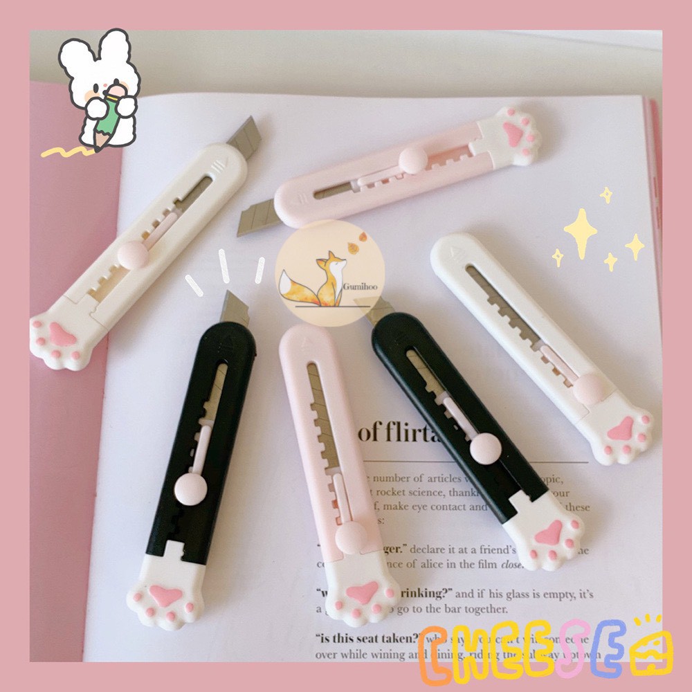 Dao rọc giấy unbox hàng mini siêu cute cắt tỉa washi tape sticker tiện dụng