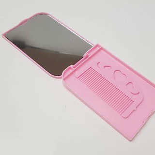 GƯƠNG MINI GẤP GỌN CÓ LƯỢC