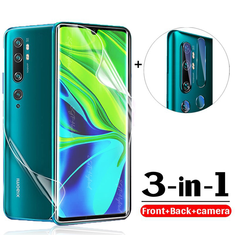 Miếng Dán Bảo Vệ Camera Trước Sau 3 Trong 1 Cho Xiaomi 10 Mi10 Pro 10 Lite Note 10 Note 10 Pro Cc9 Pro Cc9E Cc9 9 Se 9 9 Pro 8 Lite 8