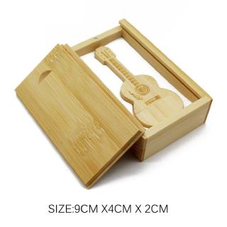 Usb 2.0 Hình Đàn Ghi Ta Bằng Gỗ Tre