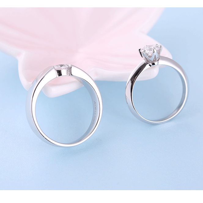 Nhẫn đôi Bạc Hiểu Minh NC124